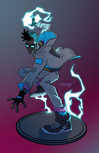 Ron Wimberly’s re-design of Static, drawn by Samir Barrett